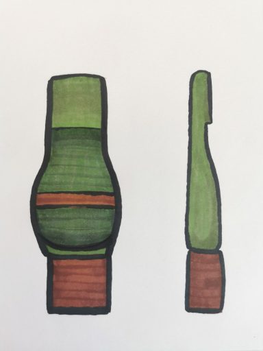 Olivgrün und Braun